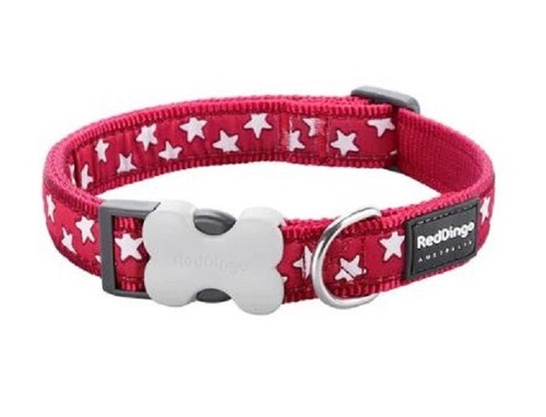 Red dingo star collar leads - star,