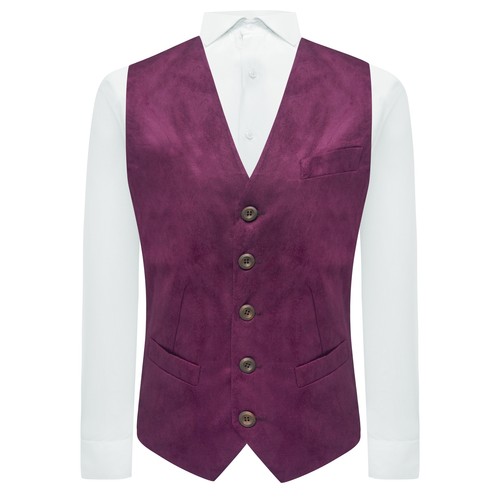 Luxury plum purple - purple, suede