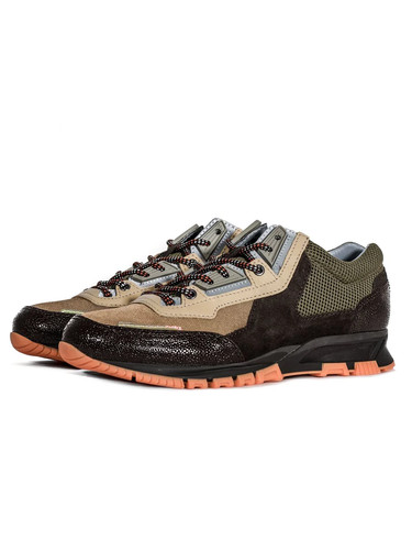 Lanvin mens khaki suede - khaki,