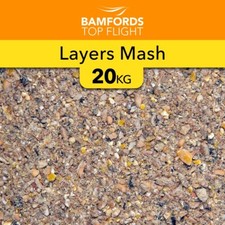 Layer Mash 20kg Bamfords Balanced Nutrition Protein for Healthy Layers