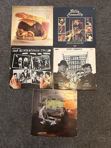 Vinyl joblot 5 spoken - vinyl, lp