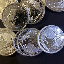 2023 1oz Silver Bullion Coin Britannia UK Royal Mint .999 Fine KCIII