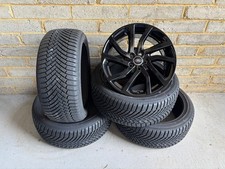 Land Rover Discovery 3 4 Genuine 5011 Black Alloy Wheels & New Winter Tyres