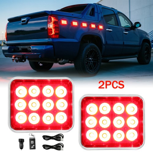 2pcs magnetic strobe red - strobe,