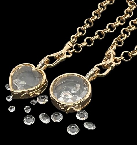 Glass opening charm locket - opening,