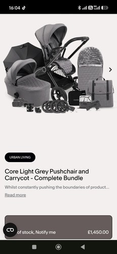 Icandy core light grey - core,