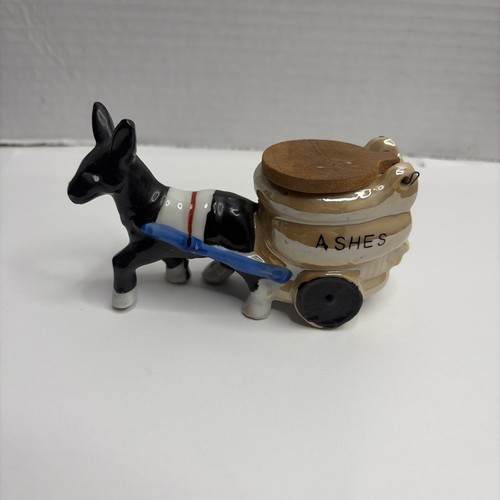 Vintage ceramic donkey - vintage,