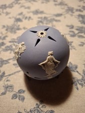 RARE Wedgwood Jasperware Pomander Dancing Hours potpourri