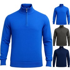 Mens Quarter Zip Knit Half Zip