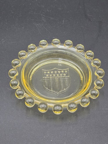 Vintage candlewick shield - vintage,