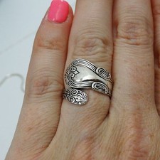 Fancy Spoon Ring - 925