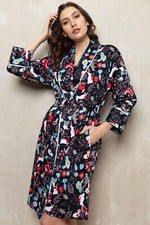Cottonreal Navy Blue Woodland