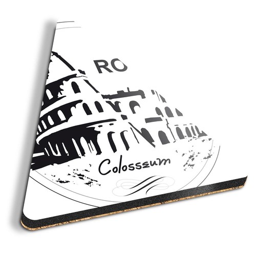 Triangle mdf coaster rome - mdf,