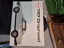 1980 Triumph TR7 Drophead (convertible) car brochure