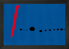 Blue II Joan Miro Framed Wall