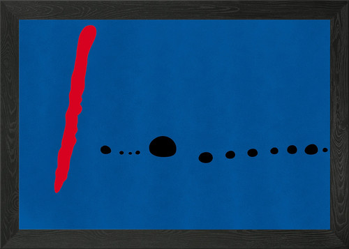 Blue joan miro framed - joan,