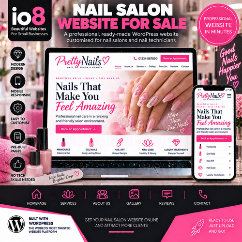Nail salon website - nail, –