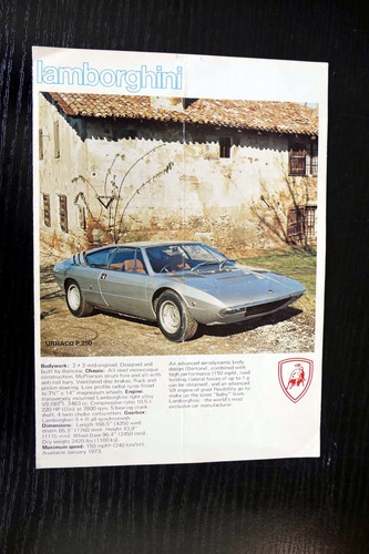 Lamborghini 1970s uraco - ,