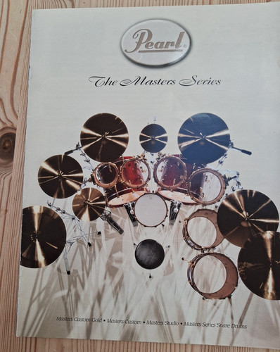 Pearl drums masters catalogue - drums,