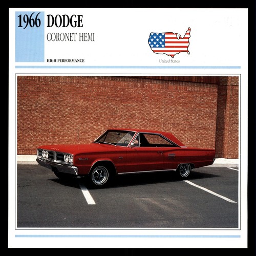 1966 dodge coronet hemi muscle - dodge,