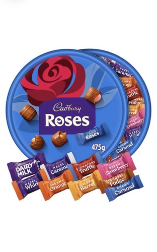 Cadbury roses tub - cadbury,