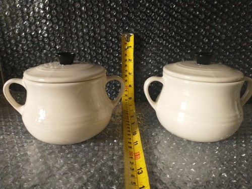 Creuset soup bowls with - soup,