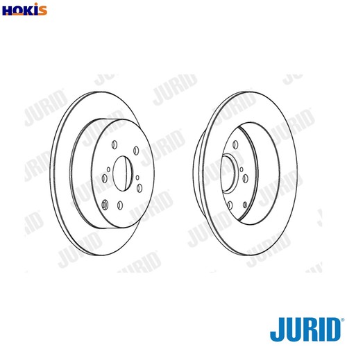 Brake disc 562415jc for - 2x,