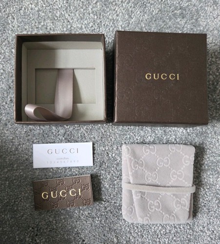 Gucci brown jewellery box - jewellery, &