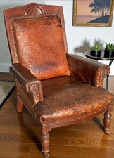 Antique Victorian Leather