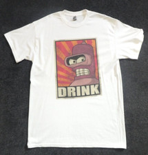 Medium Mens Bender Futurama T-Shirt Gildan