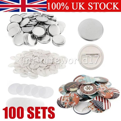 100pcs 58mm round button - 58mm,