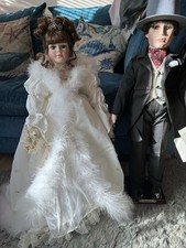 Bride and Groom Alberon Dolls