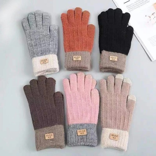 Women ladies winter gloves - ladies,