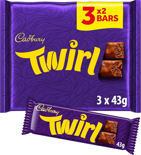 Twirl milk chocolate - twirl, bars,