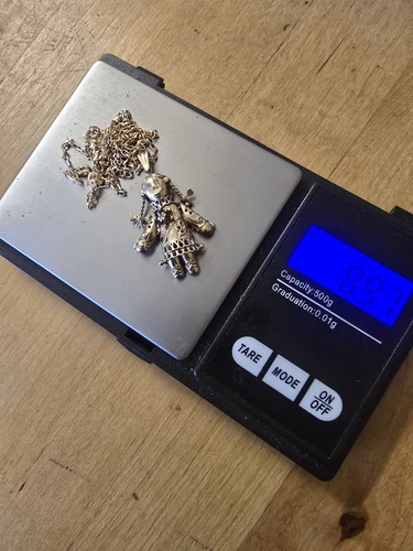 9ct gold rag - rag, inch