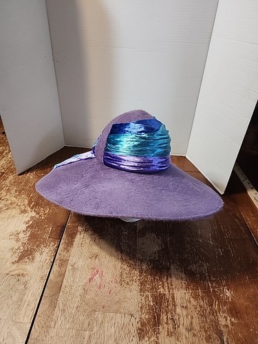 1950 purple felt - 1950’s, hat