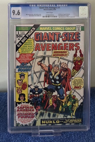 Giant size avengers cgc 9 - avengers, #1
