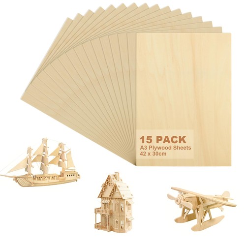 Ahaqu 15pcs plywood sheets - ahaqu, a3