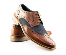 Mens Leather Smart Office Lace