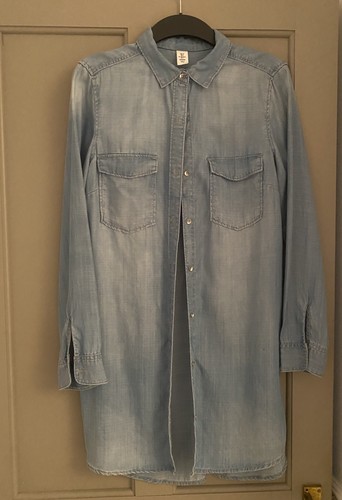 Denim longline light - h&m,