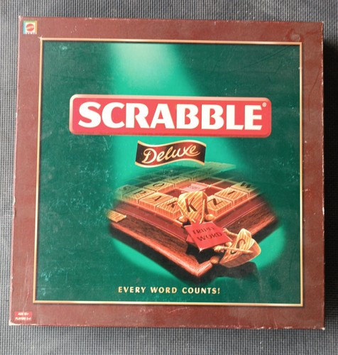 Mattel scrabble deluxe edition - mattel,