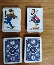 Blue Back Vintage Snap Grotesque Card Game By John Jaques 64 Cards No Box