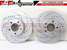 FOR BMW M135i M140i M235i M240i M SPORT FRONT COATED SPORT DRILLED BRAKE DISCS