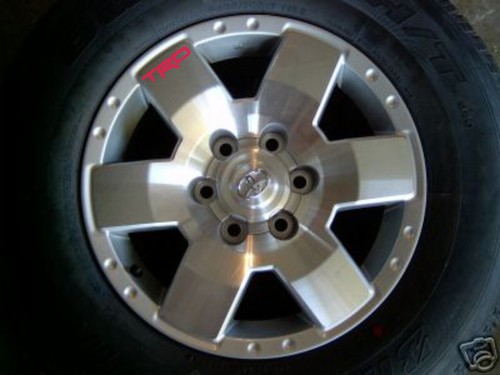 Toyota trd wheel sticker - trd,