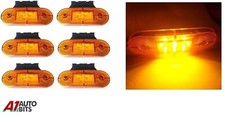 6x 12v Led Amber Orange Side