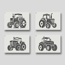 Reusable Tractor Stencils for Home Decor, Arts and Crafts. Various Design & Size