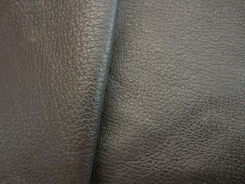 Jet black coated pigskin - pu,