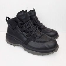 Camper UK 8 Black Gore-Tex Boots Men's Helix Waterproof Leather Shoes Sneaker