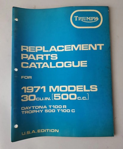 1971 models t100r - models, oem