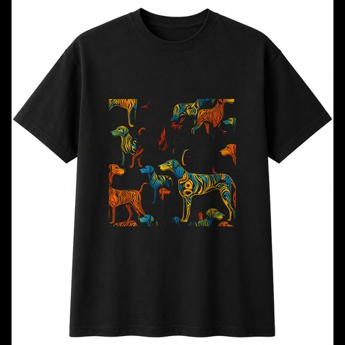 Graphic scottish deerhound - graphic,